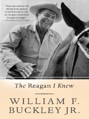 cover image of The Reagan I Knew